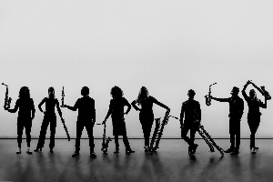 Nederlands_Saxofoon_Octet-Silhouettes